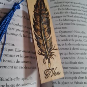 MARQUE PAGE PERSONNALISE