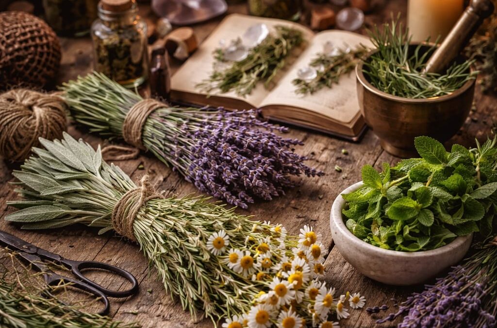 🌿Le Grimoire Vert🌿5 herbes et plantes pour éveiller ta magie au quotidien